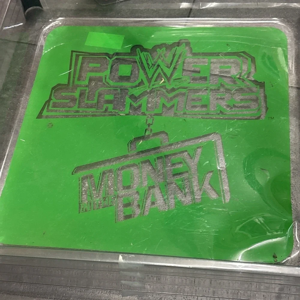 Mattel WWE Money in the Bank Ring Playset Sheamus Batista Evan Bourne Power Slam